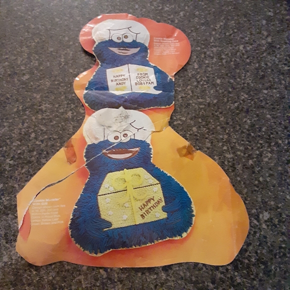 Vintage 1982 Wilton Sesame Street Cookie Monster Cake Pan - Picture 13 of 16